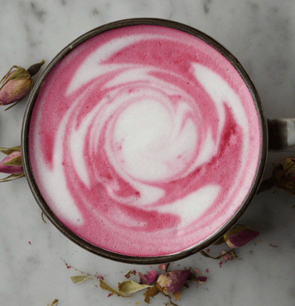 Rose Cardamom Latte - Path Wellbeing